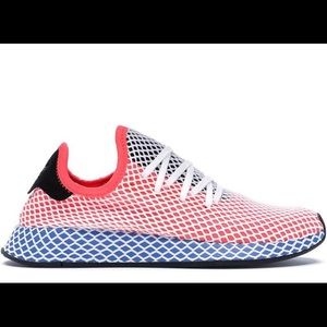 Adidas Deerupt Solar Red Bluebird